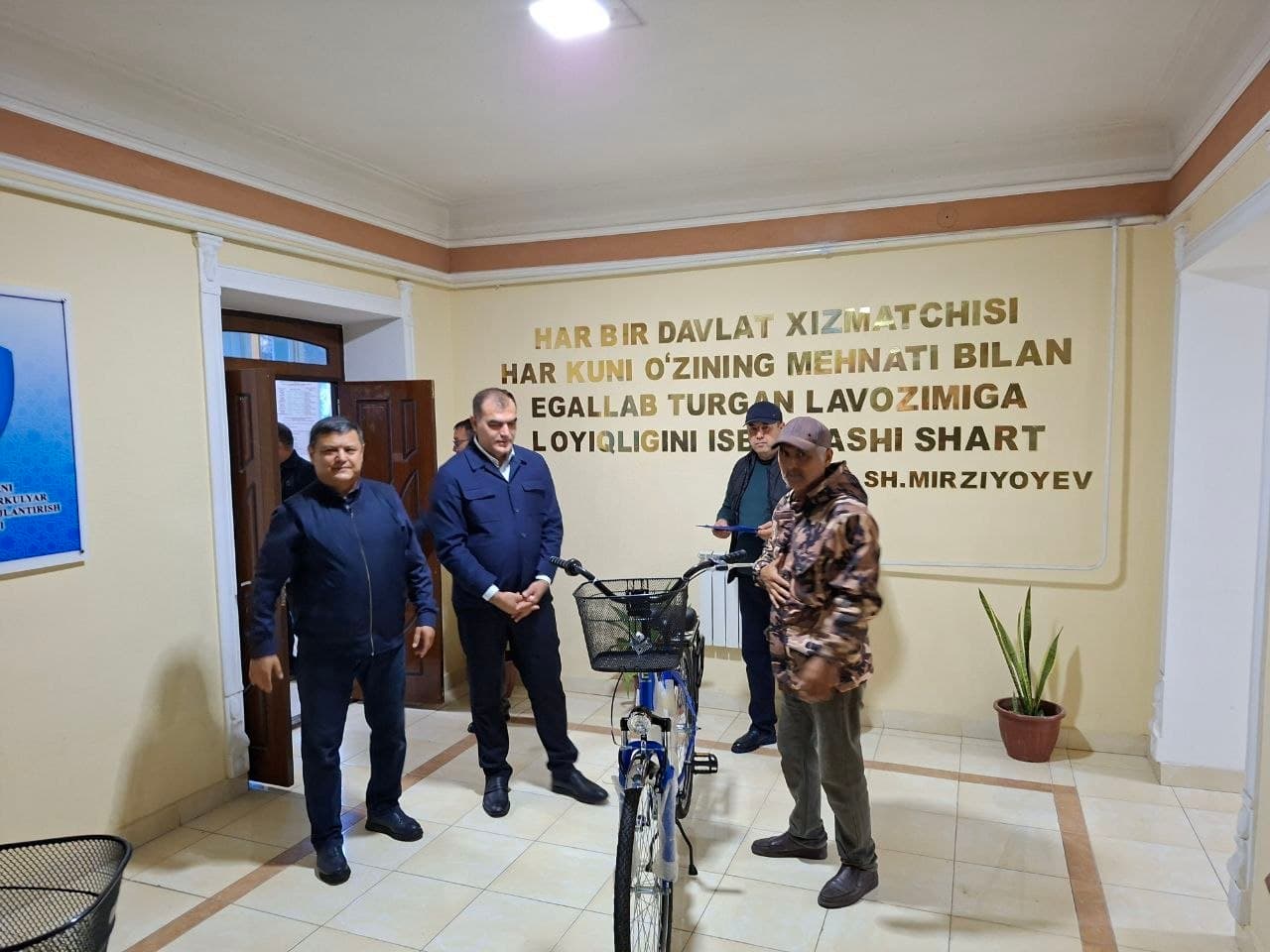Respublikada 100 nafar tozalik posboni velosiped bilan rag‘batlantirildi