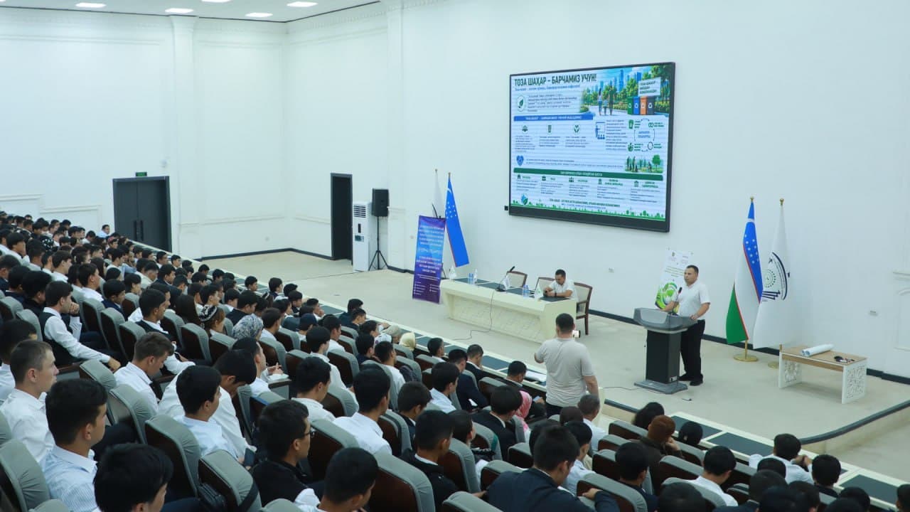 В Сурхандарьинской области состоялся учебный семинар на тему «Чистый город»