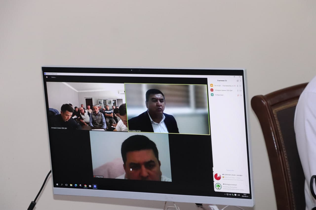 ОЛТИАРИҚ ТУМАНИ СУВ ИСТЕЪМОЛЧИЛАРИ БИЛАН ОНЛАЙН МУЛОҚОТ