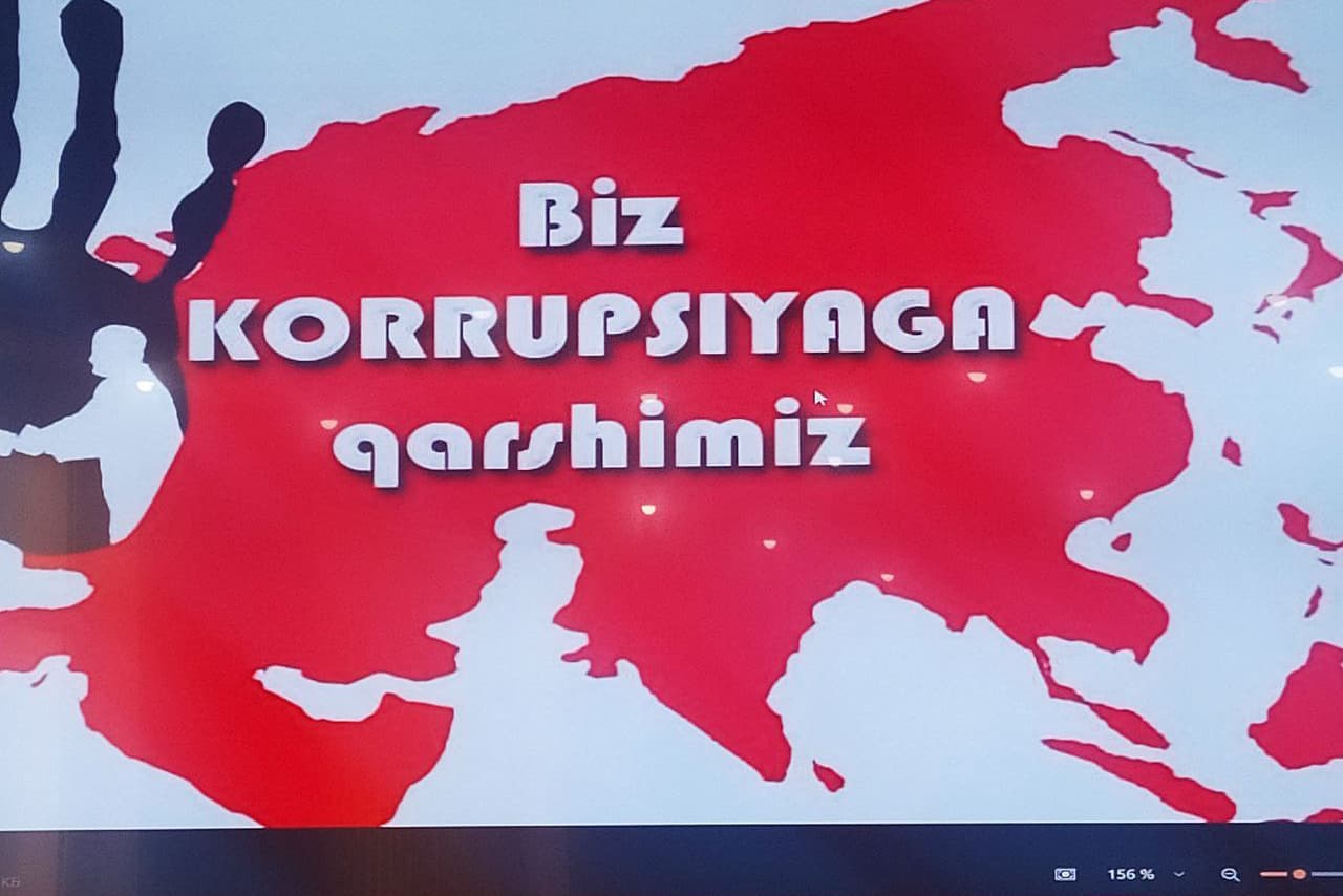 HAR BIR XODIM KORRUPSIYAGA QARSHI MUROSASIZ BO‘LMOG‘I SHART