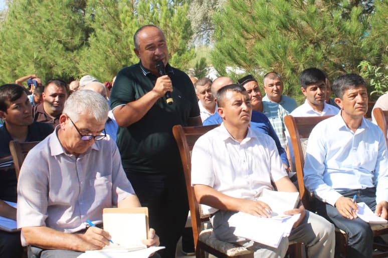 ВАЗИР ҚИЗИЛТЕПА ТУМАНИДА САЙЁР ҚАБУЛ ЎТКАЗДИ