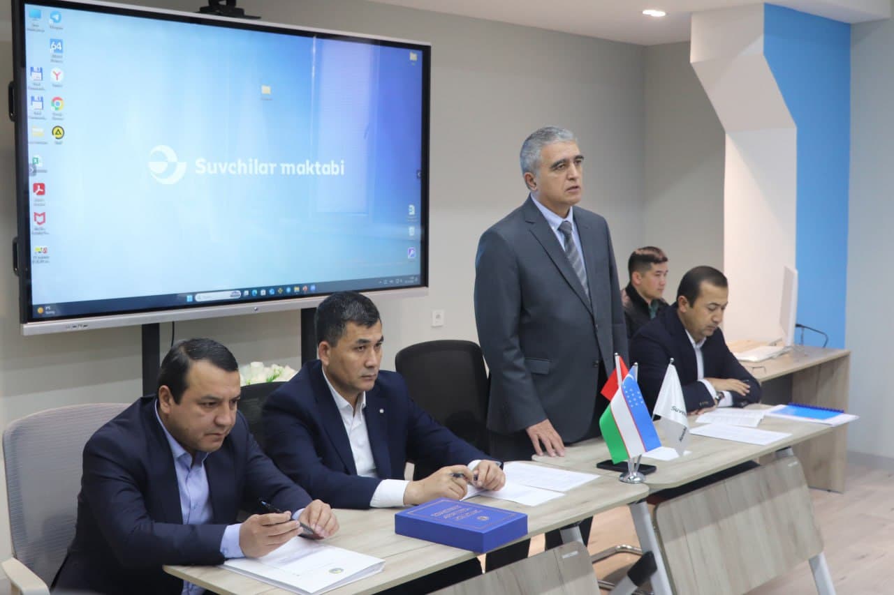 HUDUDIY SUV XO‘JALIGI TASHKILOTLARI RAHBARLARI UCHUN O‘QUV KURSLARI BOSHLANDI
