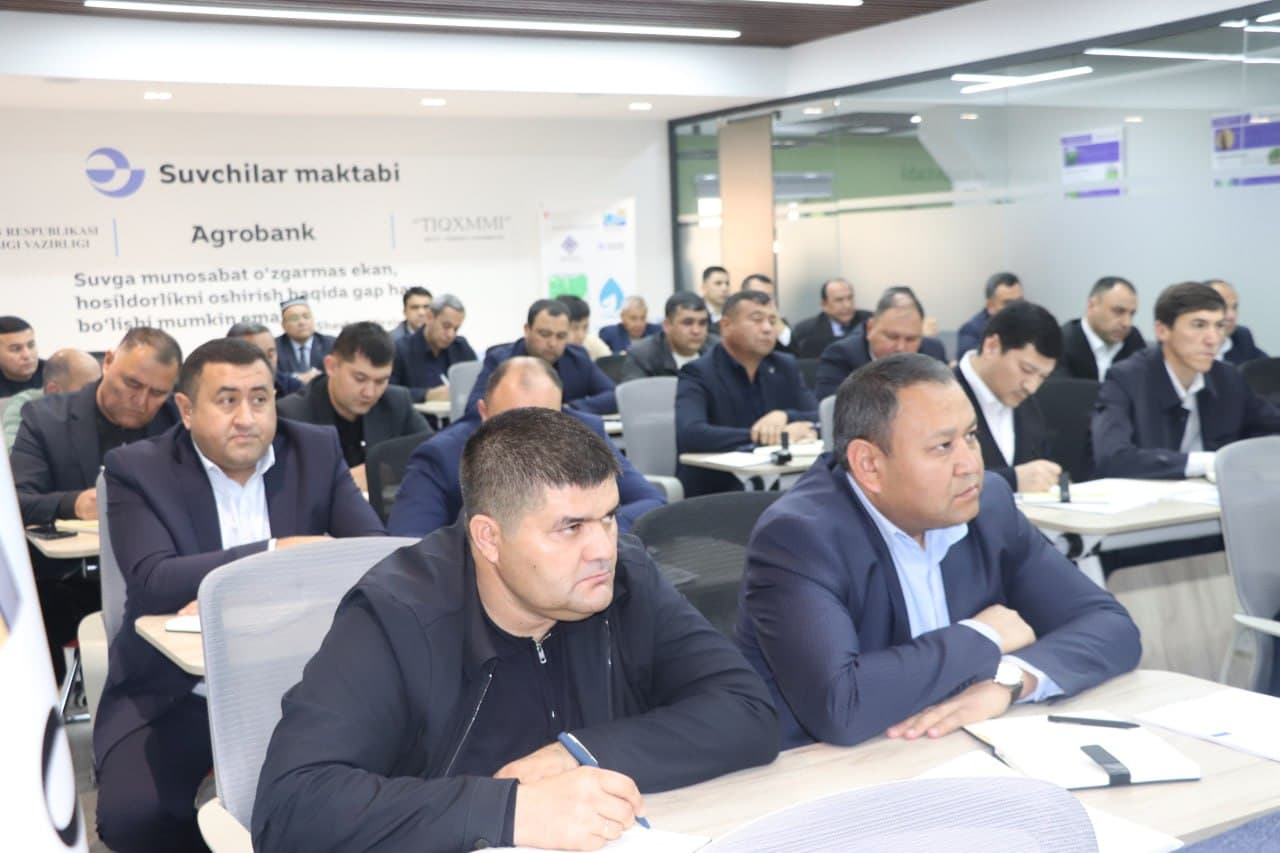 HUDUDIY SUV XO‘JALIGI TASHKILOTLARI RAHBARLARI UCHUN O‘QUV KURSLARI BOSHLANDI