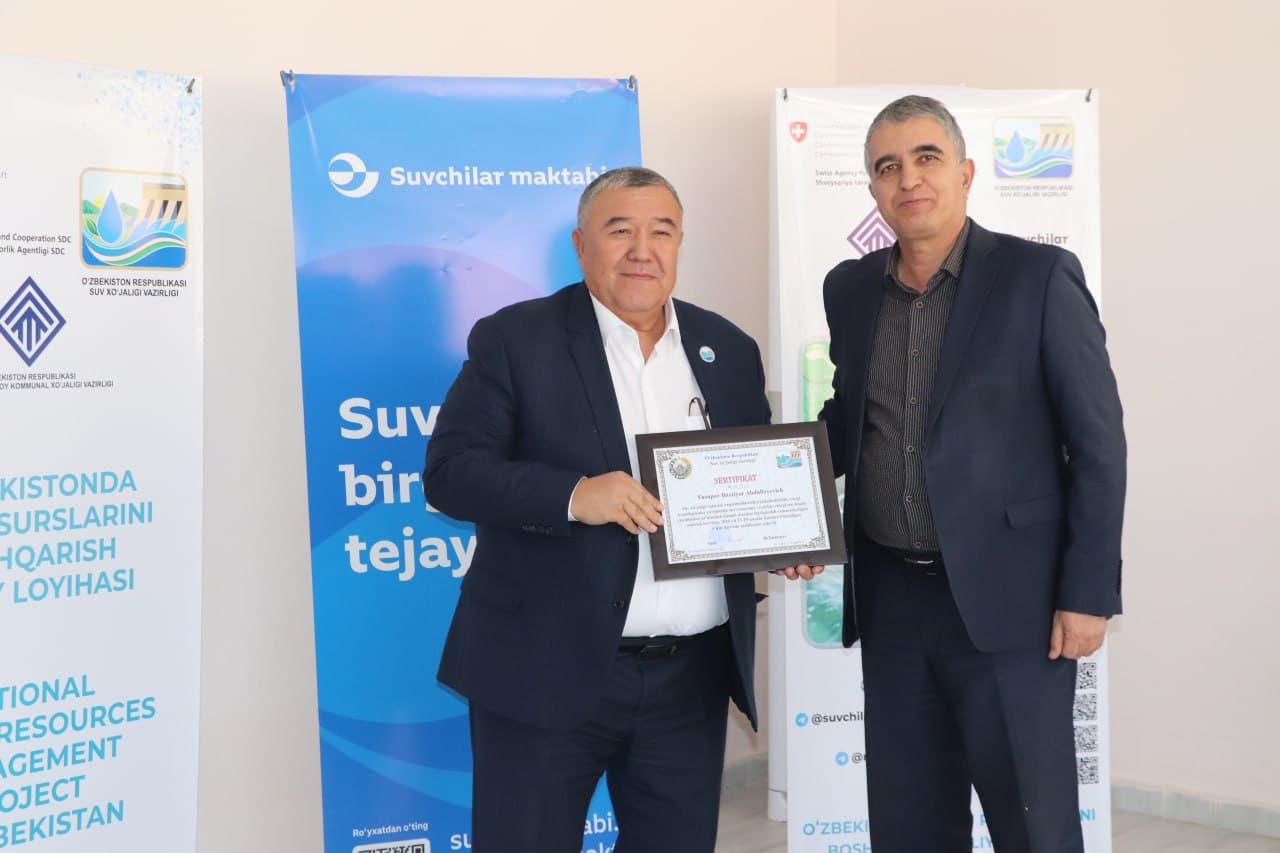 O‘QUV KURSI YAKUNLANDI