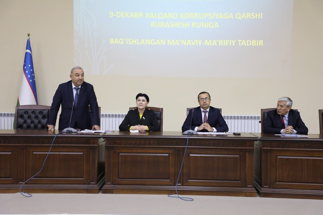 VAZIRLIKDA MA’NAVIY-MA’RIFIY TADBIR O‘TKAZILDI