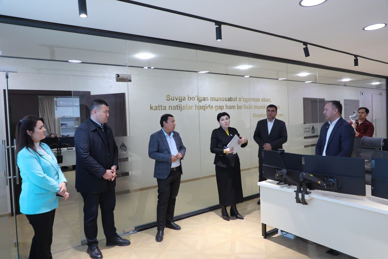 JAMOATCHILIK VAKILLARI “SUV XO‘JALIGIDA VAZIYATLAR MARKAZI” BILAN TANISHDI