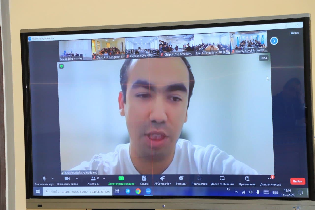 VAZIR VA YOSHLAR UCHRASHUVI