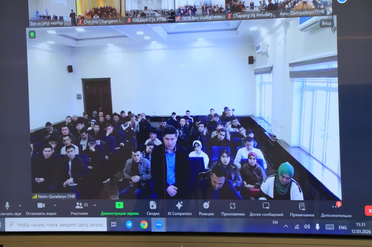 VAZIR VA YOSHLAR UCHRASHUVI