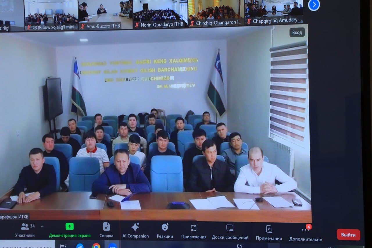 VAZIR VA YOSHLAR UCHRASHUVI