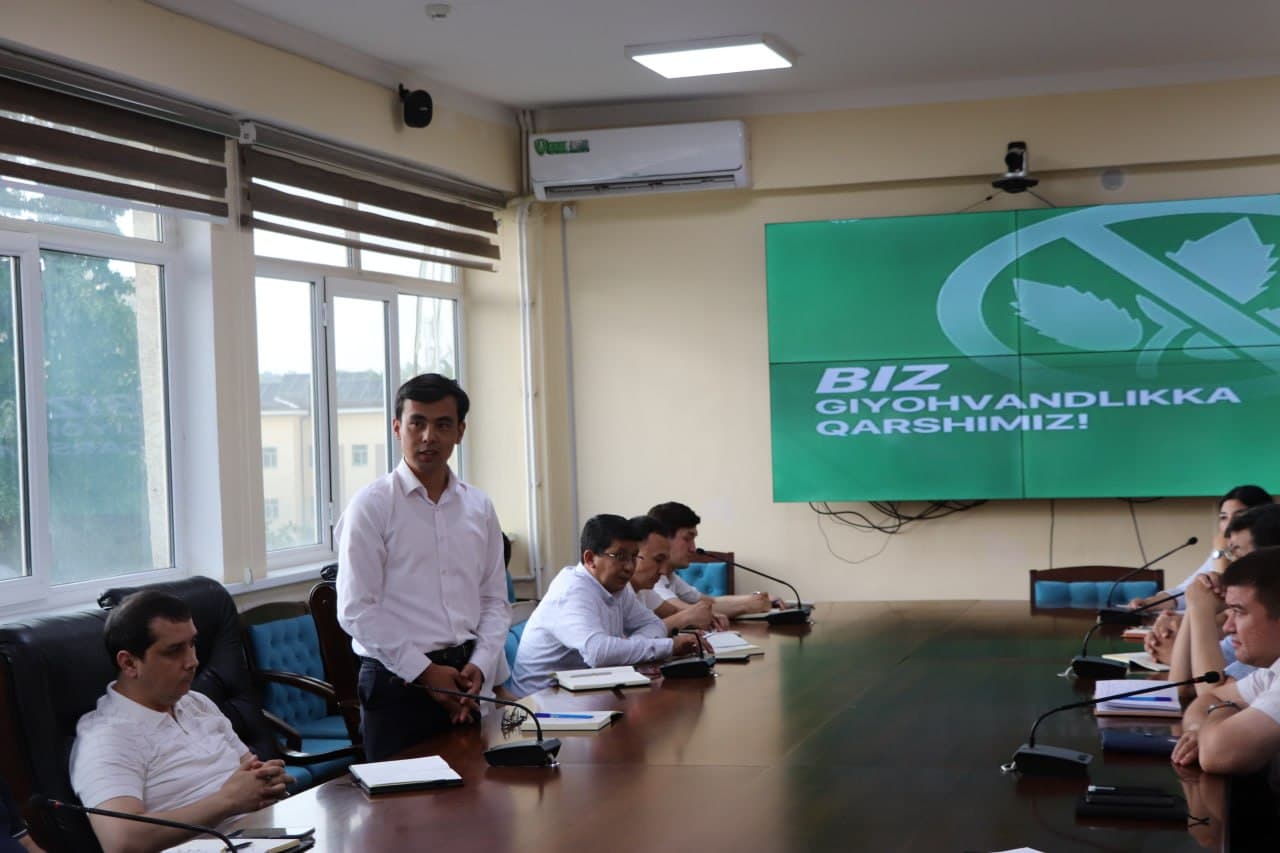 GIYOHVANDLIKKA QARSHI KURASHISH BARCHANING ISHI