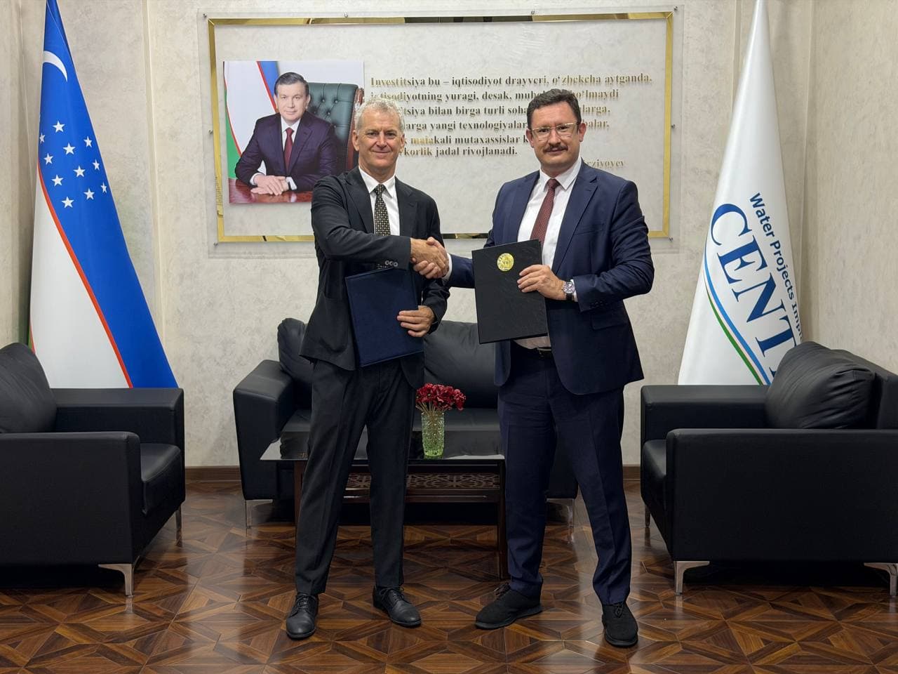 Министерство водного хозяйства Республики Узбекистан и Leman SWMS Investment подписали Соглашение о модернизации 19 крупных насосных станций