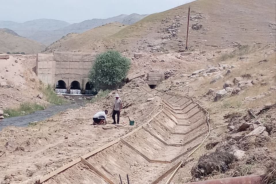 Ohangaronda ichki ariqlar betonlanib, suv yetkazib berish samaradorligi oshirildi