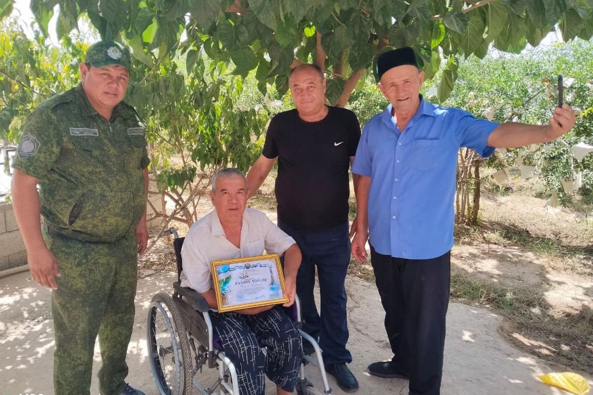 Surxondaryoda suvchi faxriylar holidan xabar olindi