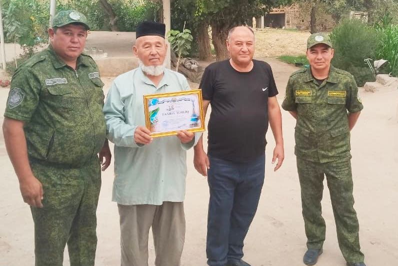 Surxondaryoda suvchi faxriylar holidan xabar olindi
