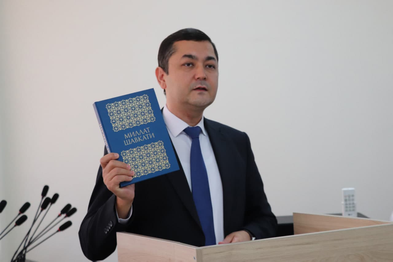 Siyosiy ma’rifat soatida “Millat Shavkati” kitobi taqdimoti o‘tkazildi