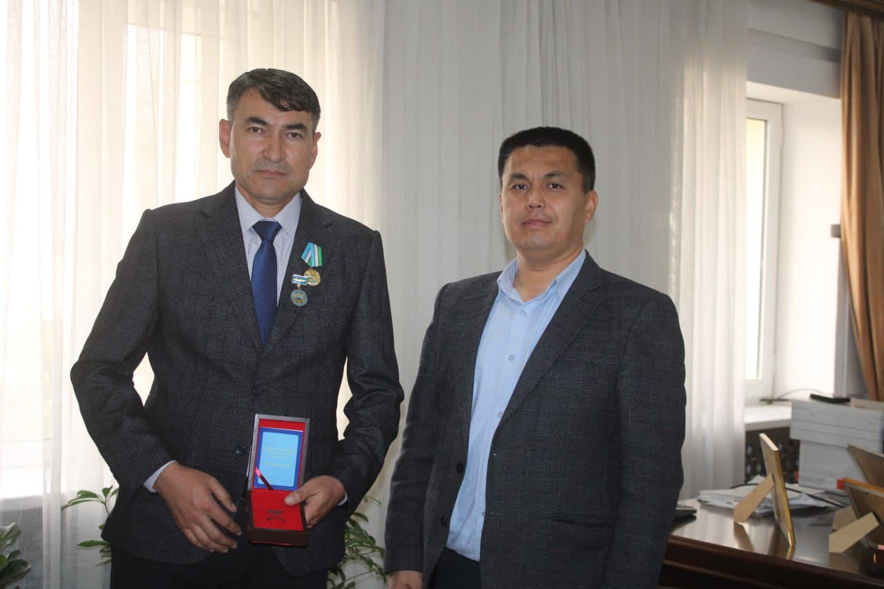 Награждены отличники водного хозяйства Навоийской области