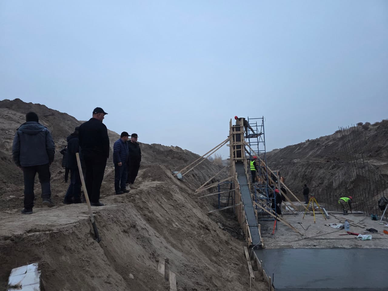 “Bobotog‘”da betonlash ishlari qanday olib borilmoqda