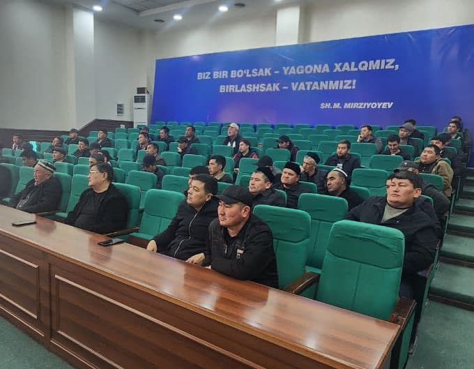 Agentlik direktori Sardobada sayyor qabul o‘tkazdi