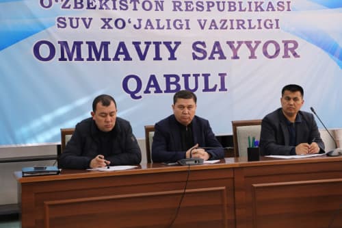 Agentlik direktori Sardobada sayyor qabul o‘tkazdi
