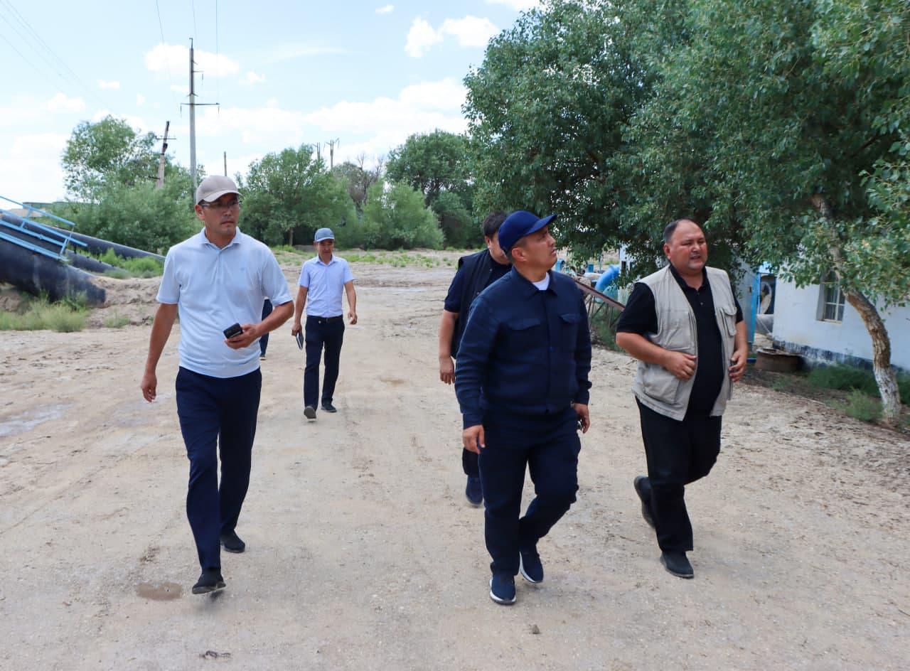 Vazirning birinchi o‘rinbosari “Suyenli” nasos stansiyasida amalga oshirilayotgan loyihalar bilan tanishdi