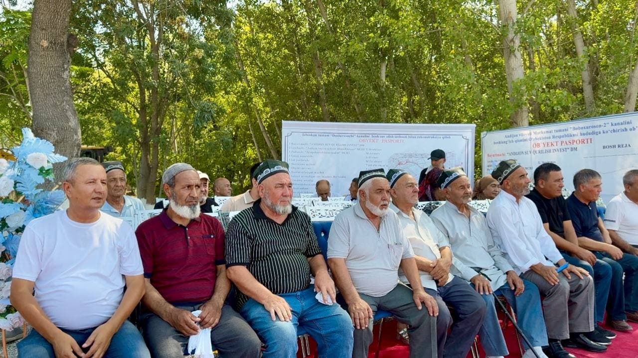 “Shahrixonsoy” kanalining rekonstruksiya qilingan qismi foydalanishga topshirildi