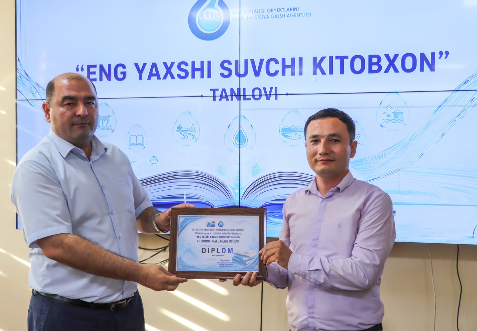 Xurshid Hamrayev “Eng yaxshi suvchi kitobxon” tanlovi Agentlik bosqichi g‘olibi