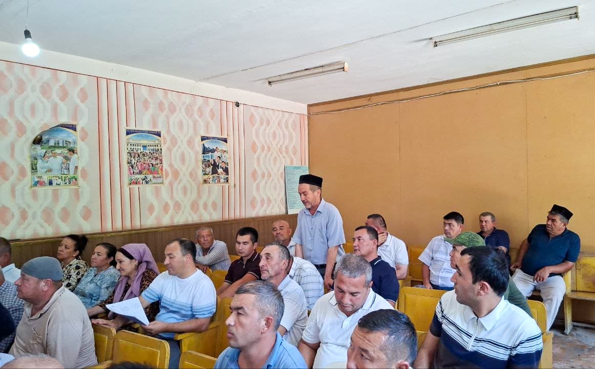 Shahrisabzlik fermerlar bilan muloqot