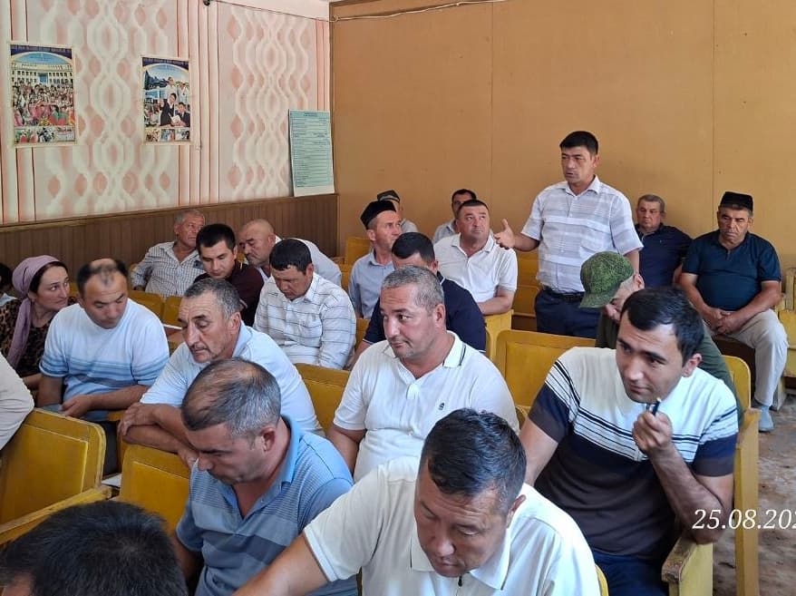 Shahrisabzlik fermerlar bilan muloqot