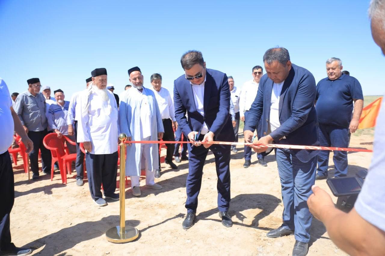 Mirzacho‘lda 1 200 gektar yerning suv ta’minotini yaxshilaydigan kanal foydalanishga topshirildi