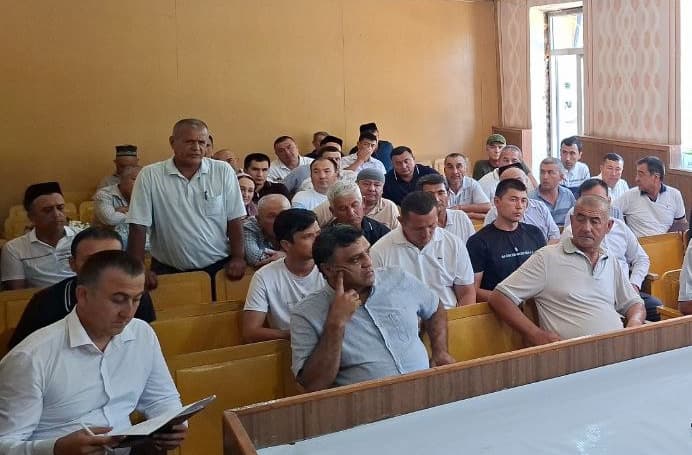 Shahrisabzlik fermerlar bilan muloqot