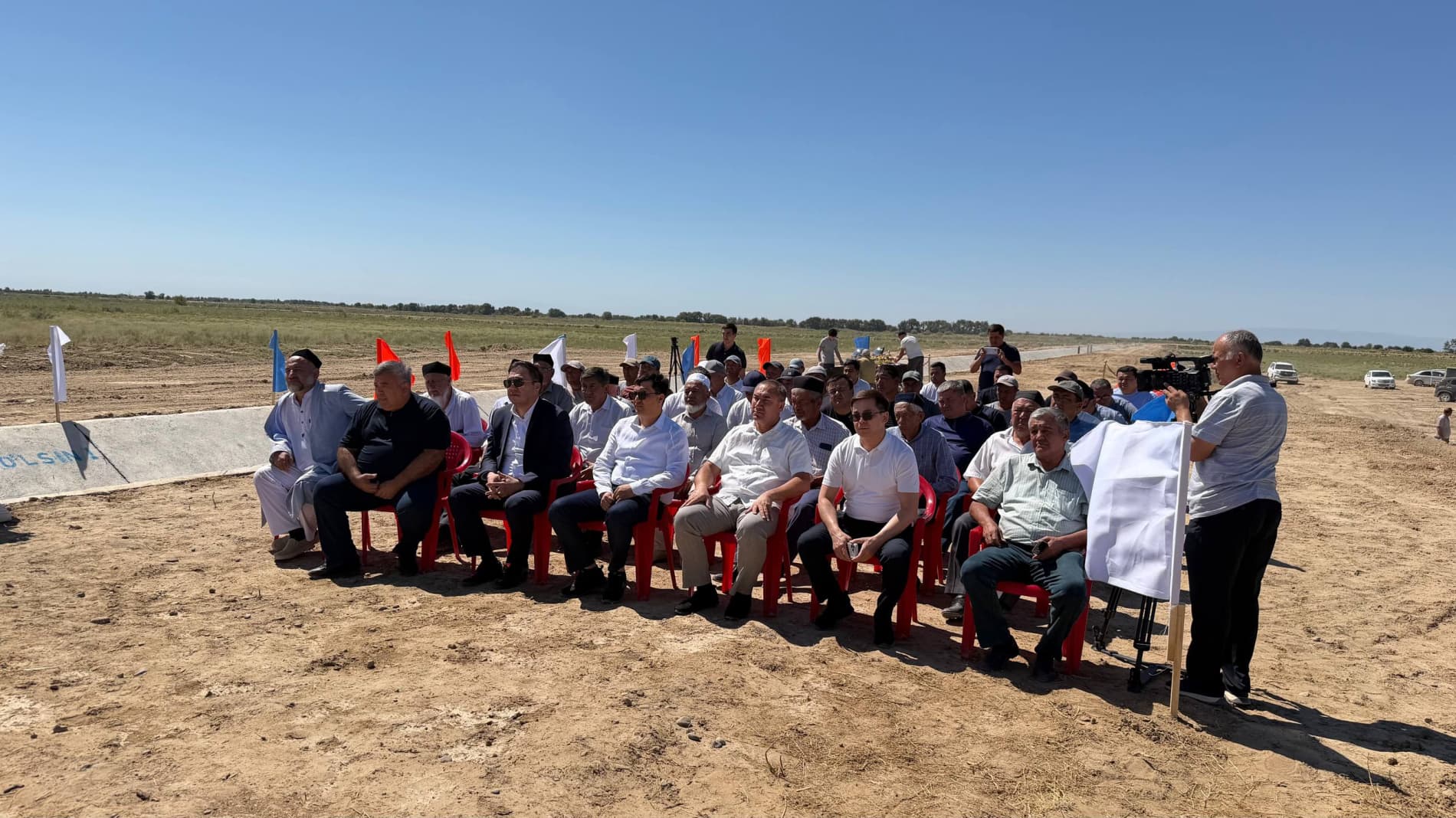 Mirzacho‘lda 1 200 gektar yerning suv ta’minotini yaxshilaydigan kanal foydalanishga topshirildi