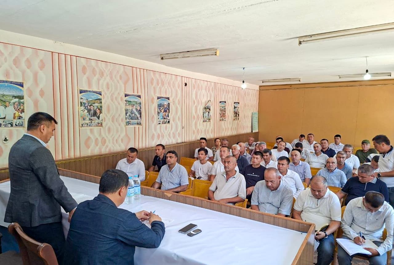Shahrisabzlik fermerlar bilan muloqot