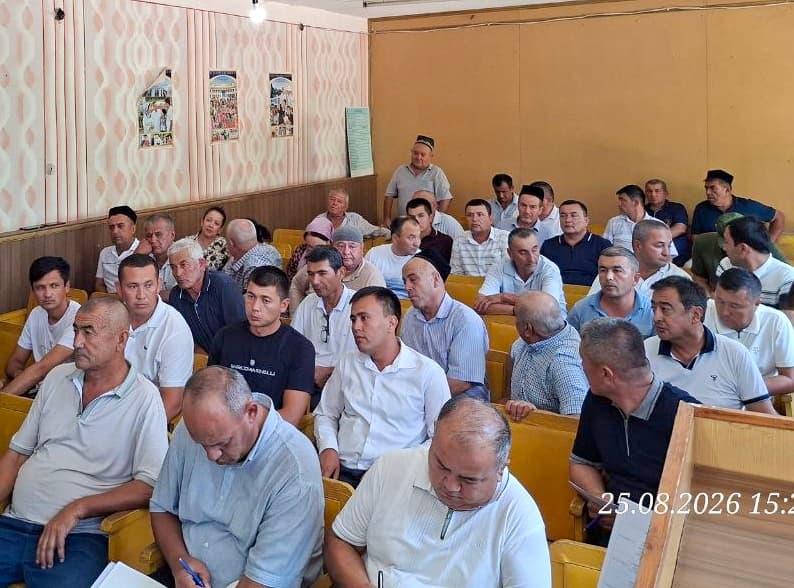 Shahrisabzlik fermerlar bilan muloqot