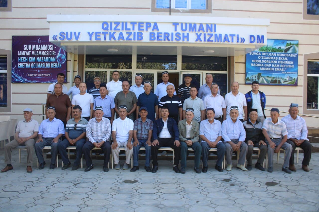 Qiziltepada faxriy suvchilar uchun uchrashuv tashkil etildi