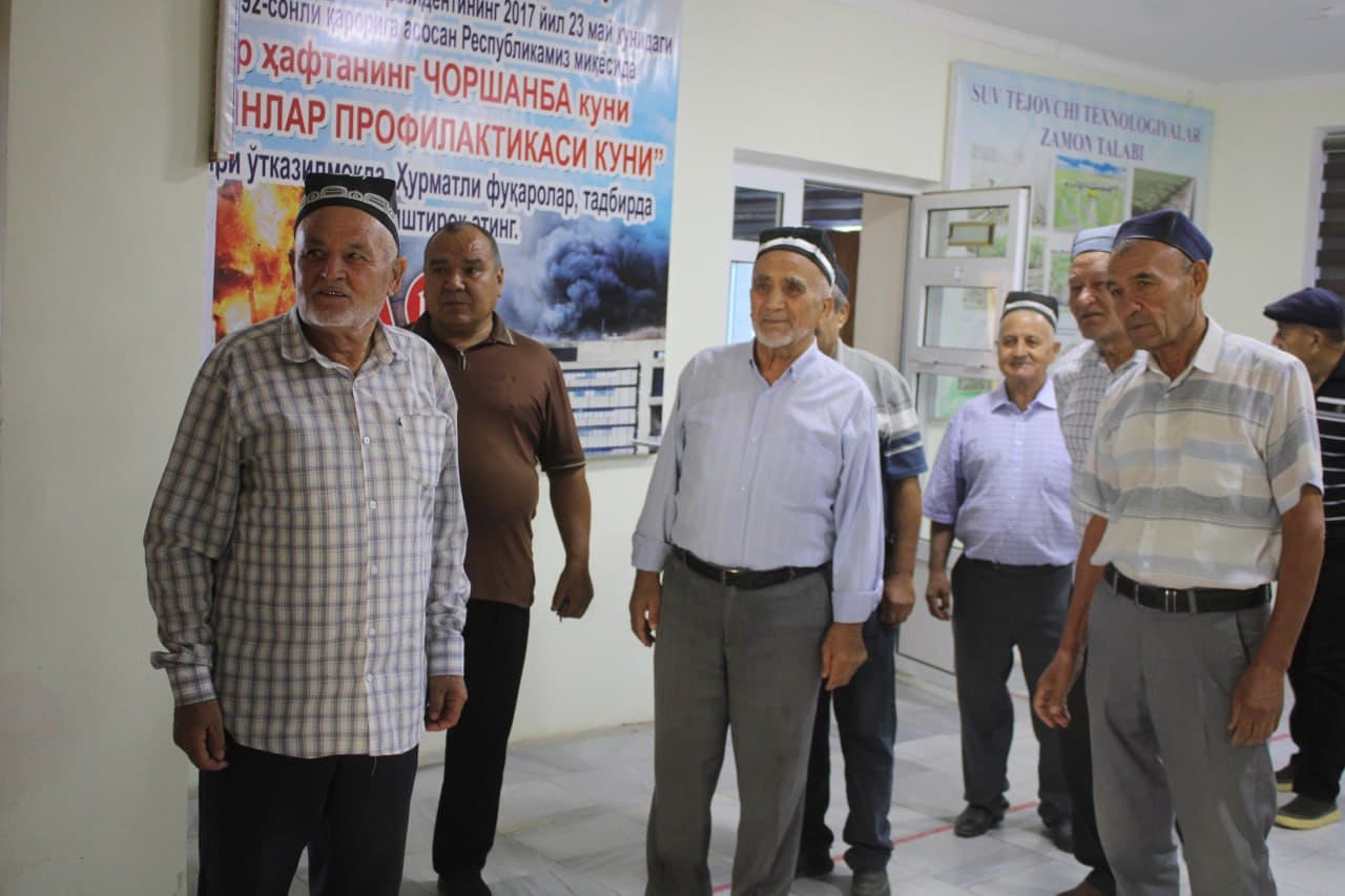 Qiziltepada faxriy suvchilar uchun uchrashuv tashkil etildi