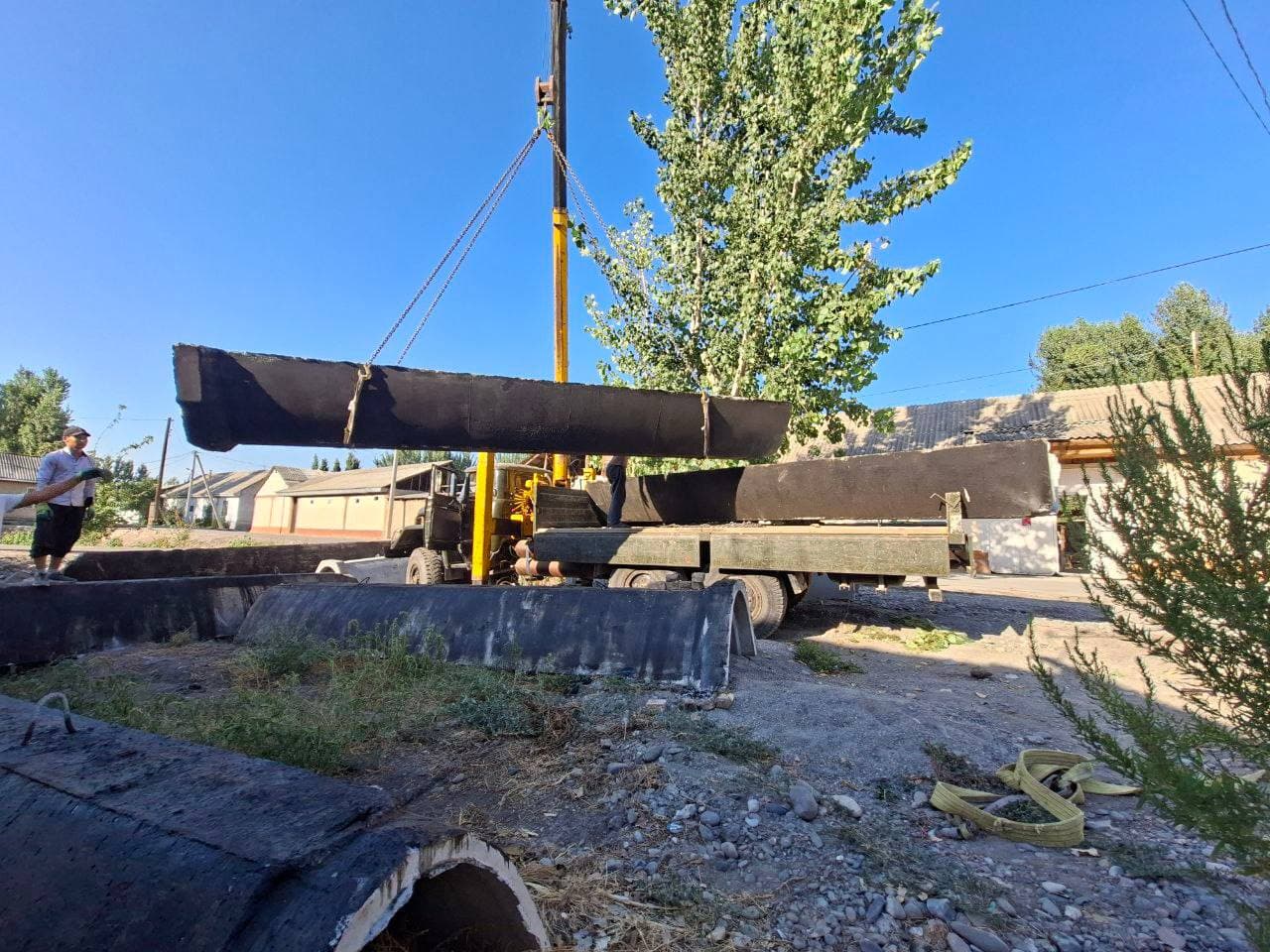 Izboskanda 650 ta xonadon tomorqasining suv ta’minoti yaxshilanmoqda