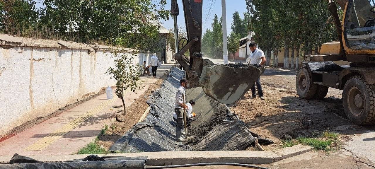 Izboskanda 650 ta xonadon tomorqasining suv ta’minoti yaxshilanmoqda