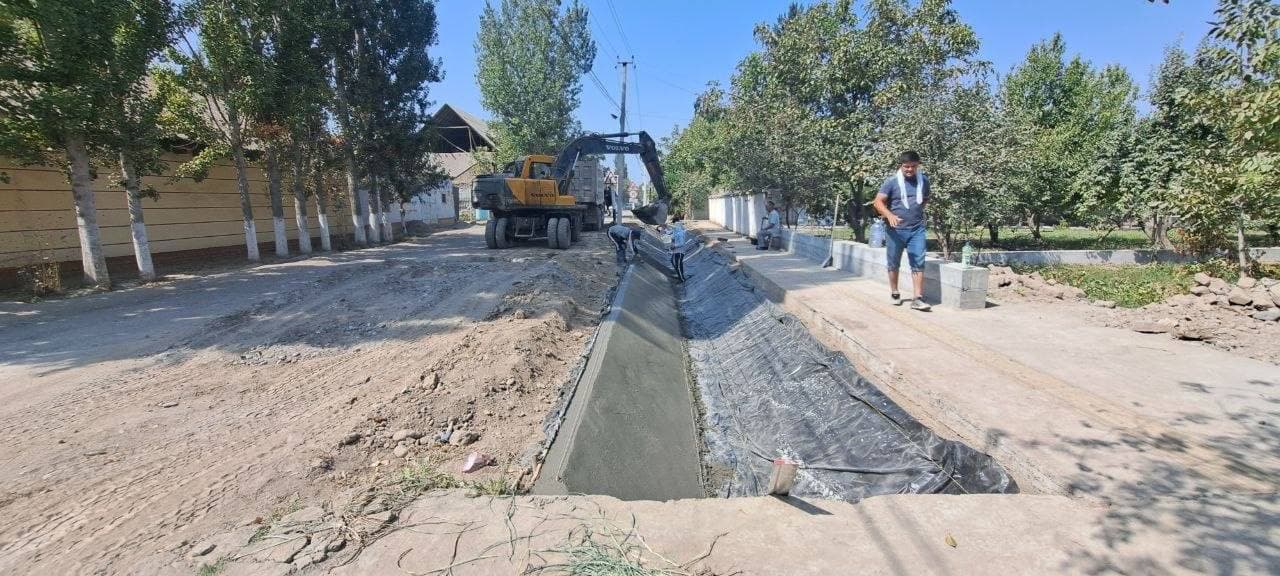 Izboskanda 650 ta xonadon tomorqasining suv ta’minoti yaxshilanmoqda