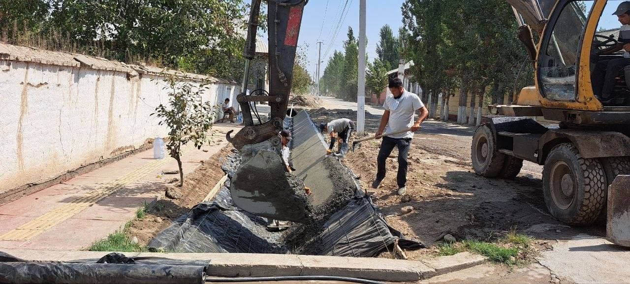 Izboskanda 650 ta xonadon tomorqasining suv ta’minoti yaxshilanmoqda