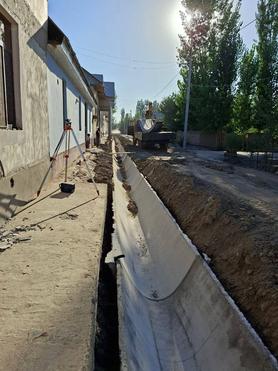 Izboskanda 650 ta xonadon tomorqasining suv ta’minoti yaxshilanmoqda