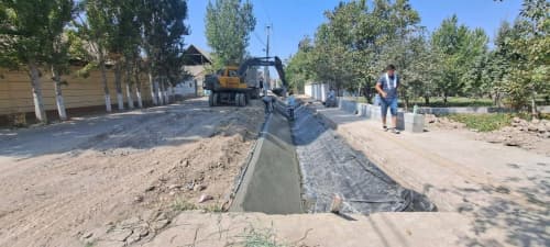 Izboskanda 650 ta xonadon tomorqasining suv ta’minoti yaxshilanmoqda