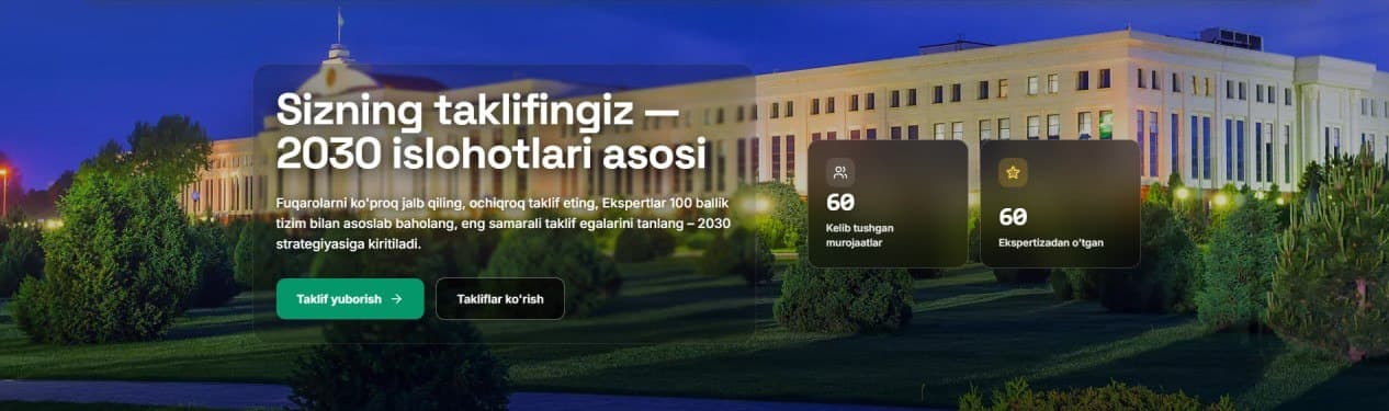 “Byurokratiyasiz O‘zbekiston” jamoatchilik tashabbusi o‘tkaziladi