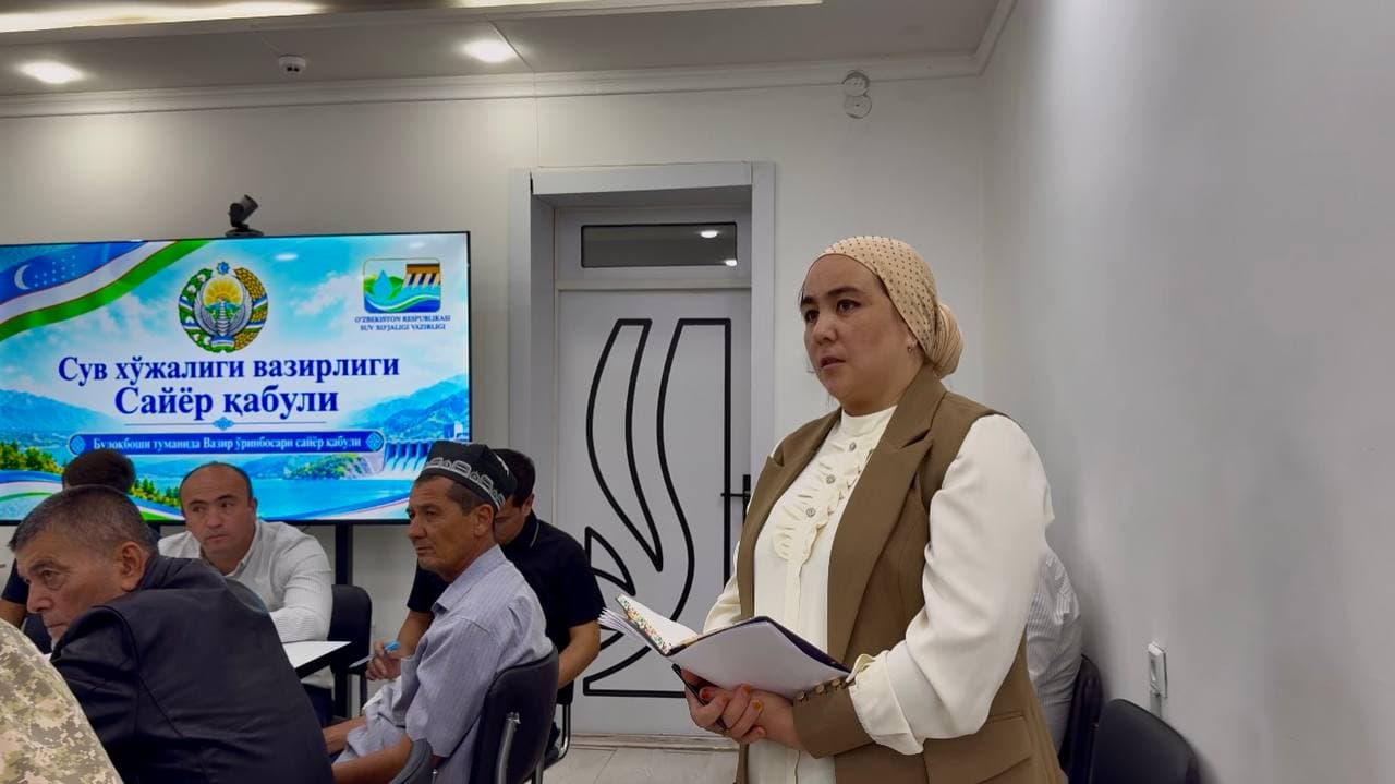 Agentlik direktori Buloqboshida sayyor qabul o‘tkazdi