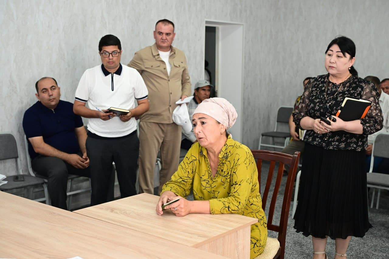 Regional Governor Jurabek Rahimov Holds Another Mobile Reception in Khiva