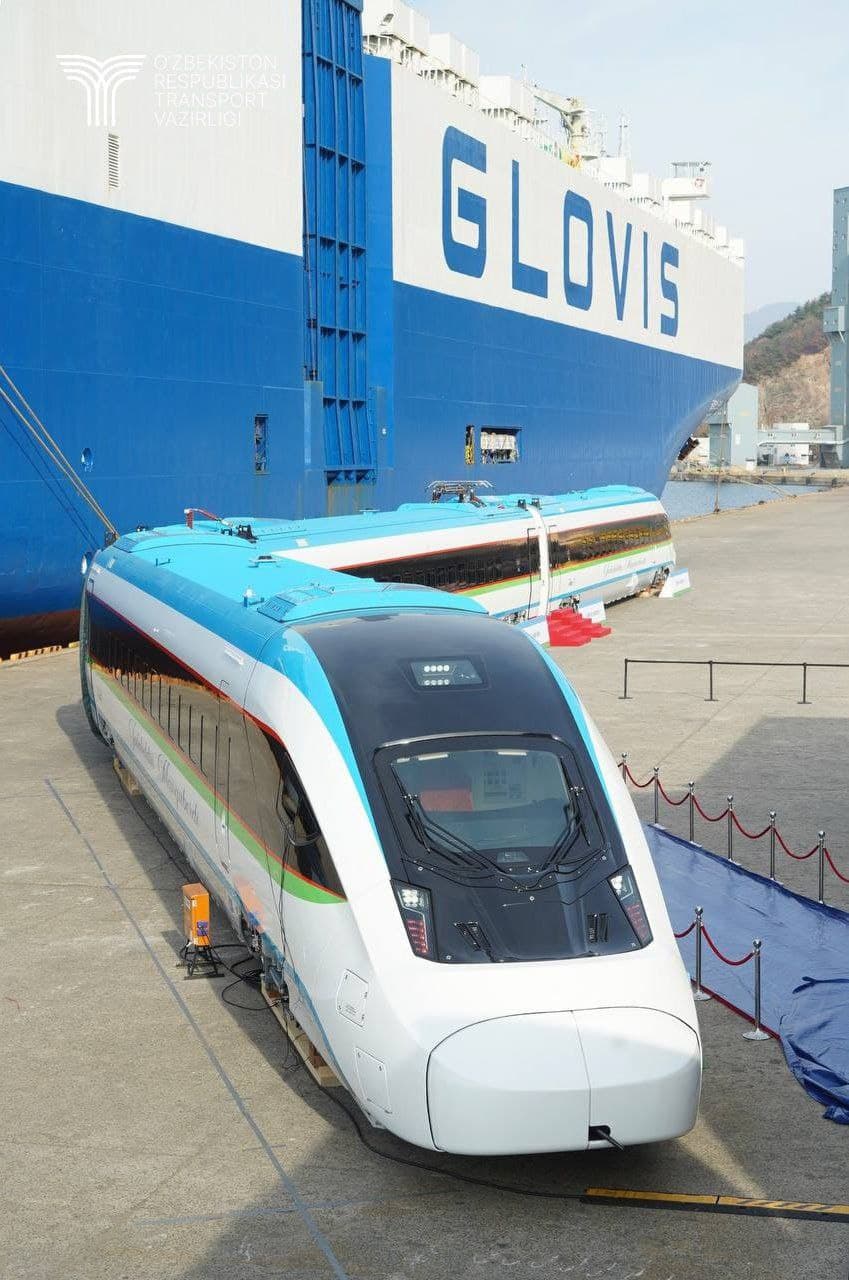 The “Jaloliddin Manguberdi” high-speed train will start running on the Tashkent–Khiva route in 2026