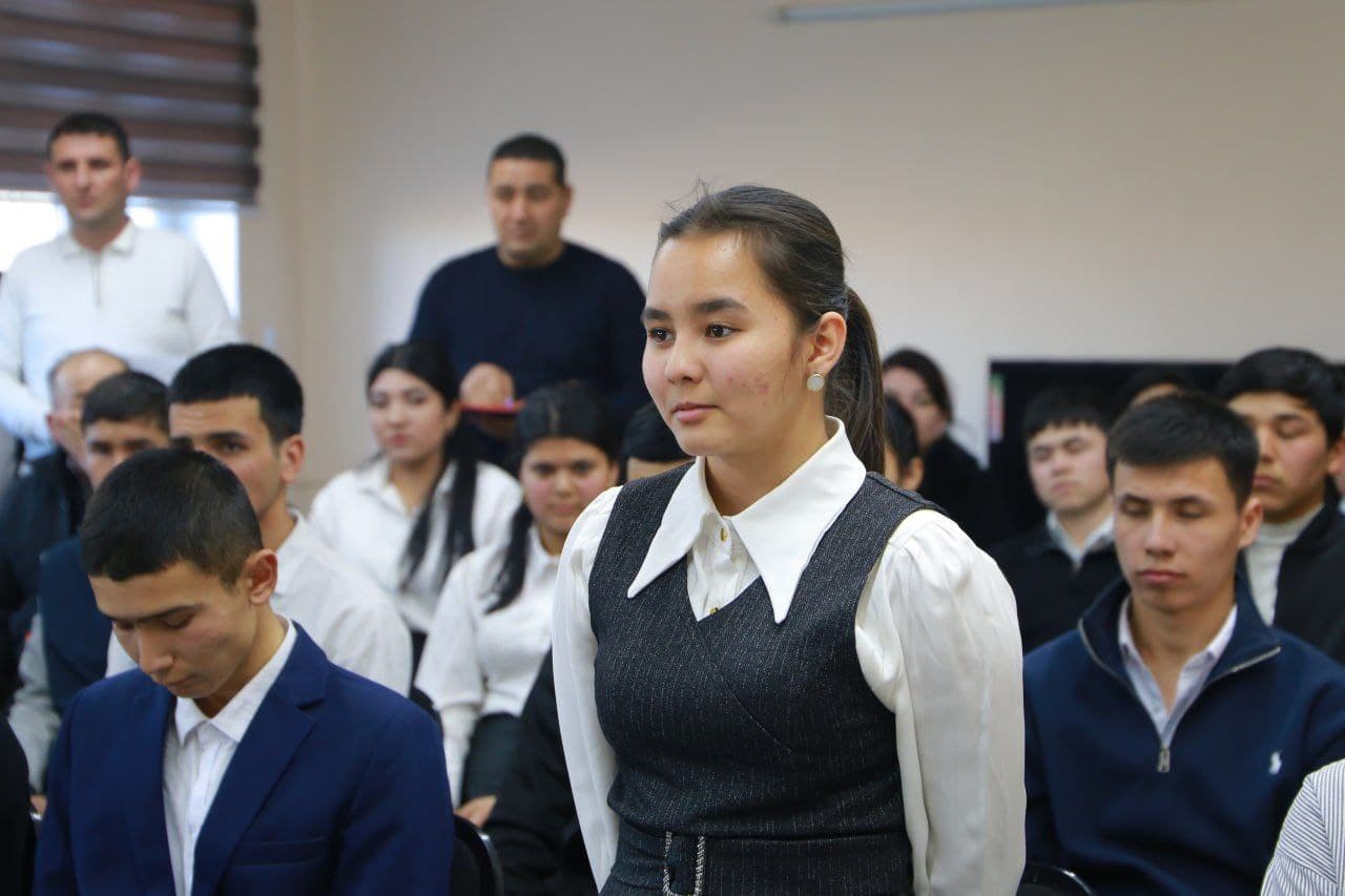 Техникум битирувчилари билан мулоқот ўтказилди