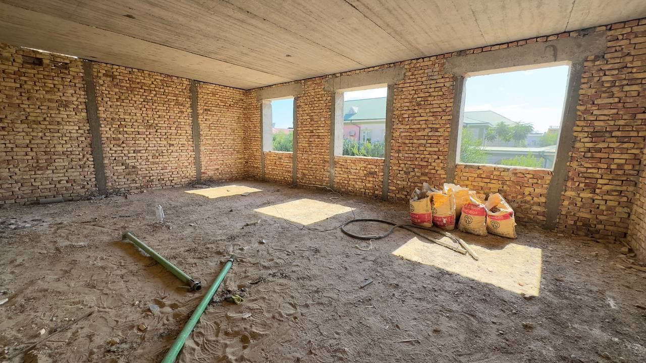 🏫A new additional building is being constructed for School No. 12 in the city of Nukus