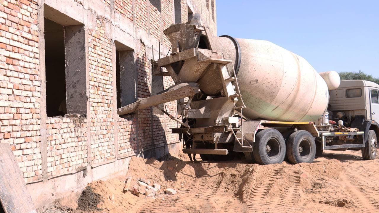 🏫A new additional building is being constructed for School No. 12 in the city of Nukus
