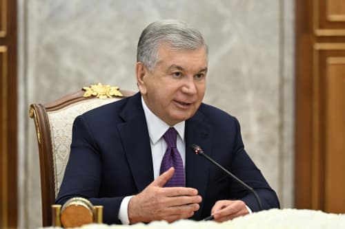 President of the Republic of Uzbekistan Shavkat Mirziyoyev received Adebayo Ogunlesi, a member of the board of directors and senior managing director of the American company BlackRock.