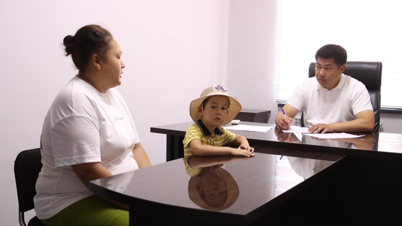 On July 10th of this year, city mayor A. Daniyarov listened to citizens' appeals.